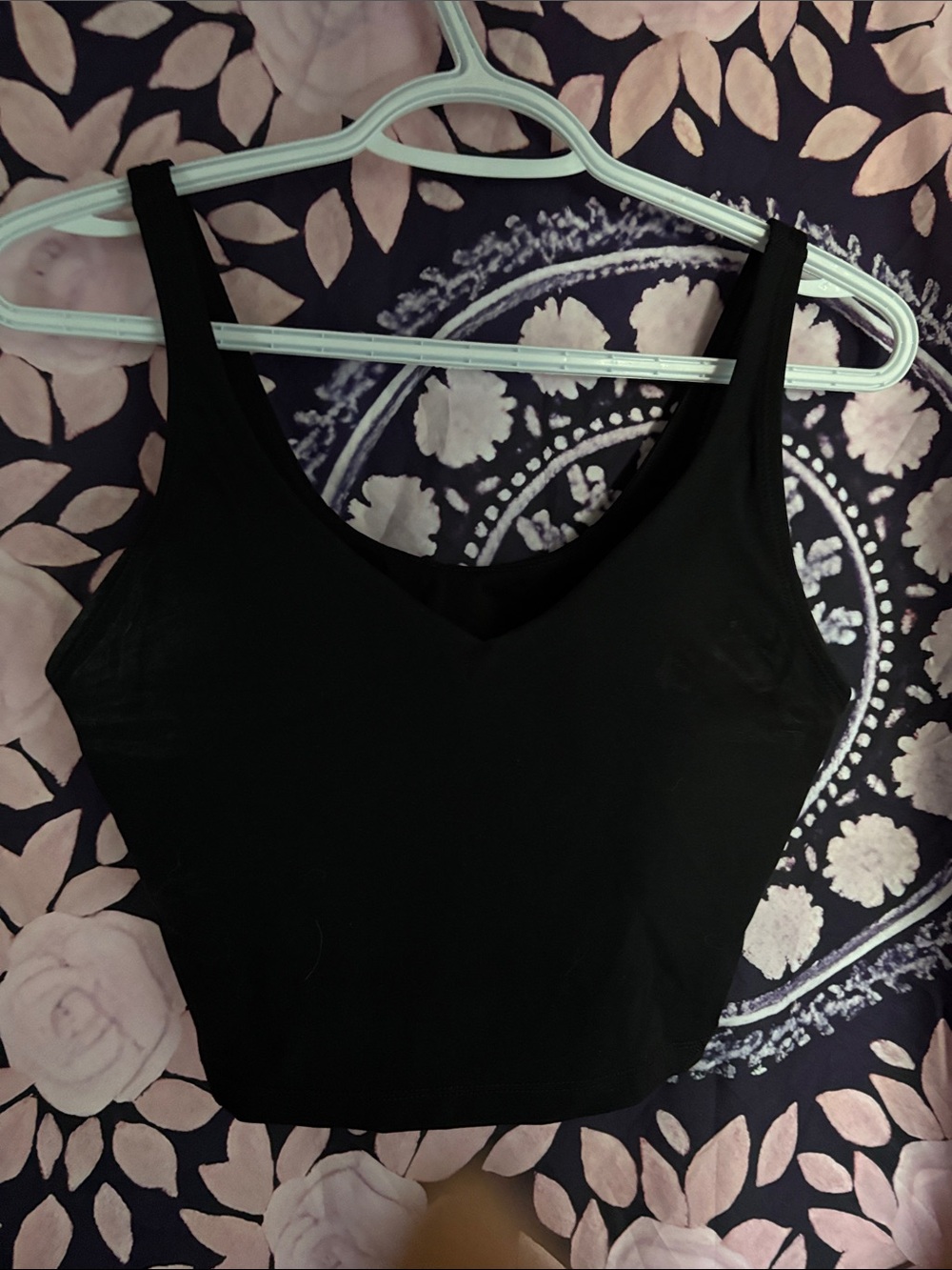 Source Unknown Black V-Neck Seamless Bralette